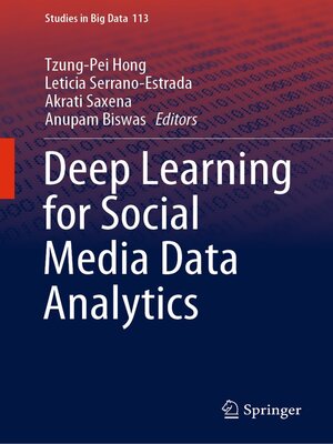 cover image of Deep Learning for Social Media Data Analytics